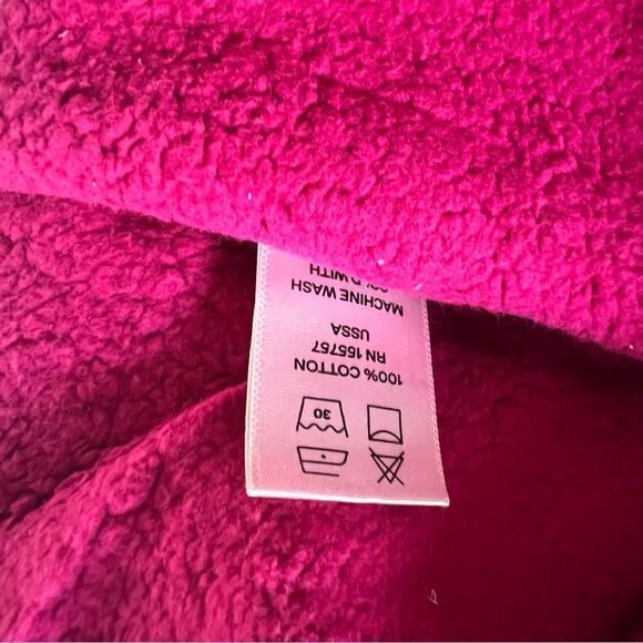 Madhappy Local Optimist Fleece Hoodie Sweatshirt in Peony Medium NEW - Picture 8 of 9